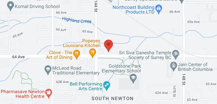 map of 9 14499 64 AVENUE